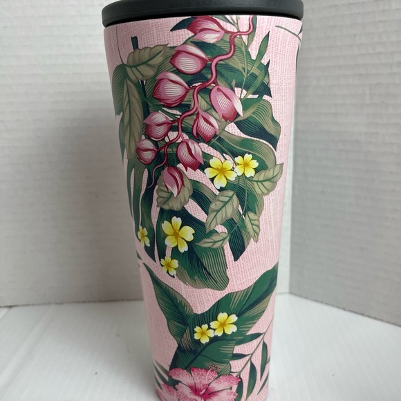 Corkcicle 24 oz tumbler hot/cold Luau pattern EUC - Picture 6 of 7